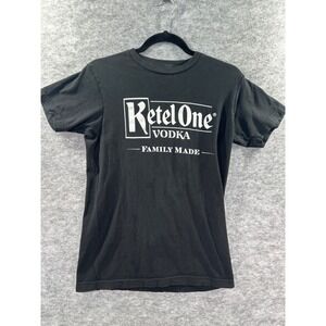 Ketel One Womend Medium Black Graphic‎ T-Shirt Short Sleeve Vodka Logo